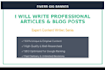 write professional article and blog posts