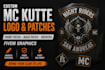 design custom mc kutte logo biker front patch fivem graphics