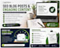 write engaging SEO friendly blog articles and content