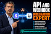 build n8n API integration and webhook automation for business
