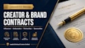 draft a custom digital creator partnership contract and nda
