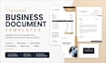 design editable canva business documents, invoice and proposal templates