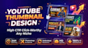 design eye catching clickable youtube thumbnail artist