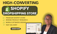 setup automated dropshipping shopify store website