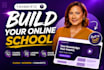 build thinkific course website thinkific landing page redesign thinkific website