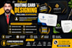 design professional business card and brand identity