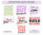 create motivational quote stickers