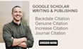 increase google scholar citation backdate citation