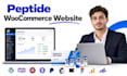 build peptide website, research peptide woocommerce website
