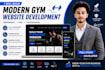 develop a modern gym and fitness website