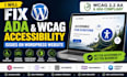 fix ada compliance and wcag accessibility issues on wordpress website