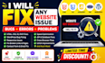 solve any website problem and optimize your website fast