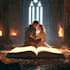 create design dreamy romantic book cover with soft