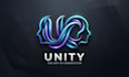 design a creative illusion logo with a unique visual effect