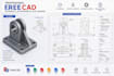 create professional freecad 3d models, 2d drawings, and cad designs