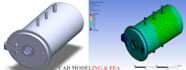 do 2d and 3d cad modeling and fea simulation