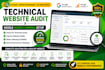do technical website audit and google search console setup