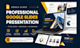 design professional google slides presentation, pitch deck, redesign slides