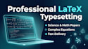 do advanced latex typesetting for academic and stem documents