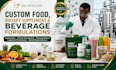 develop custom food dietary supplement and beverage