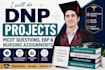 do dnp projects, picot questions, ebp and nursing