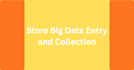 create, enter and collect business big data