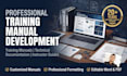 create professional training manuals and technical training documents