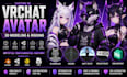 create a custom vrchat avatar, 3d vrc avatar and furry avatar, 3d vtuber model