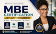 prepare mbe certification, nmsdc application and documentation