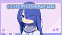 draw custom digital character illustrations