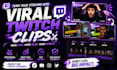 edit twitch clips, podcast clips,  and gaming highlights