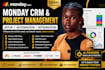 monday dashboard mondaycom automation monday crm monday setup project management