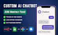 build a custom ai chatbot trained on your website data