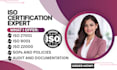 prepare iso compliance documents, qms, isms, sops and audit ready manuals