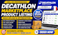 decathlon marketplace product listing bulk upload  catalog management