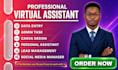be executive virtual assistant admin task personal assistant social media VA