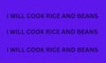 cook rice and beans