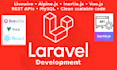 develop a custom laravel web application or API for your business
