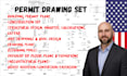 architectural city permit structural engineering blueprints permit approval plan