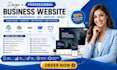 design a professional wordpress squarespace wix webflow weebly business website