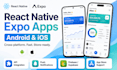 build react native expo app for android and ios
