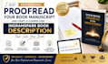 proofread your book manuscript and ingramspark book description