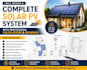 design a complete solar pv system with professional calculations and draw