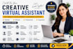 be your website virtual assistant and creative assistant for website develoment