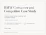 conduct market, customer, product and competitor research