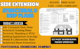 draft side extension plans structural  and mep engineering  drawings