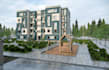 produce 3d housing design, unit apartment, cgi exterior render for presentation