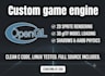 build custom game engine in opengl and c