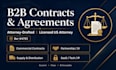 write customized b2b commercial agreements and saas tech contracts