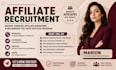 recruit targeted affiliate marketers and influencers for your affiliate program